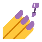 Nail Polish emoji on Microsoft
