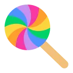 Lollipop emoji on Microsoft