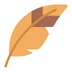 Feather emoji on Microsoft