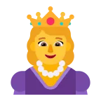 Emoji Princesa en Microsoft