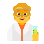 Scientist emoji on Microsoft