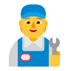Emoji Profesional de la mecánica en Microsoft