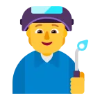 Factory Worker emoji on Microsoft