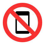 Emoji Prohibido el uso de móviles en Microsoft