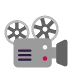 Emoji Proyector de cine en Microsoft