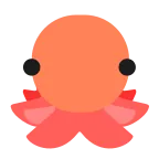 Octopus emoji on Microsoft