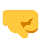 Emoji Puño hacia la derecha en Microsoft