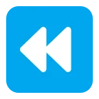 Fast Reverse Button emoji on Microsoft