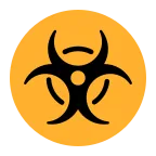 Biohazard emoji on Microsoft