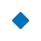 Emoji Rombo azul pequeño en Microsoft