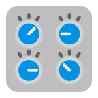 Control Knobs emoji on Microsoft