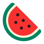 Watermelon emoji on Microsoft