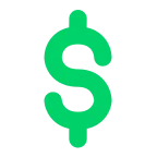 Emoji Símbolo de dólar en Microsoft
