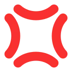 Anger Symbol emoji on Microsoft