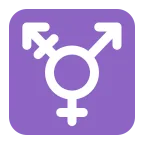 Emoji Símbolo de transgénero en Microsoft