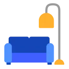 Emoji Sofá y lámpara en Microsoft