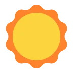 Emoji Sol en Microsoft