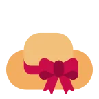 Emoji Sombrero de mujer en Microsoft