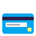 Credit Card emoji on Microsoft