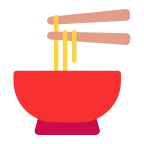Steaming Bowl emoji on Microsoft