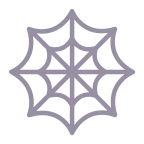 Spider Web emoji on Microsoft
