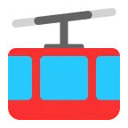 Emoji Teleférico de montaña en Microsoft