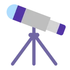 Telescope emoji on Microsoft