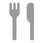 Fork and Knife emoji on Microsoft