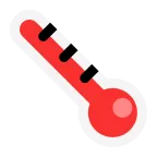 Emoji Termómetro en Microsoft
