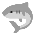 Shark emoji on Microsoft