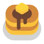 Pancakes emoji on Microsoft
