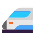 Emoji Tren bala en Microsoft