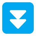 Fast Down Button emoji on Microsoft