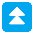 Fast Up Button emoji on Microsoft
