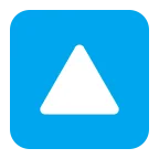 Upwards Button emoji on Microsoft
