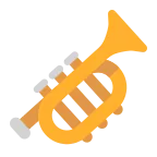 Trumpet emoji on Microsoft