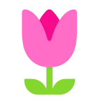 Tulip emoji on Microsoft