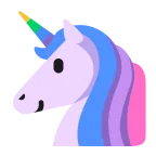 Unicorn emoji on Microsoft