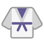 Emoji Uniforme de artes marciales en Microsoft