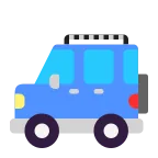 Emoji Vehículo deportivo utilitario en Microsoft
