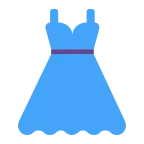 Dress emoji on Microsoft