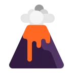Emoji Volcán en Microsoft