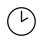 Two O’clock emoji on OpenMoji