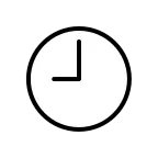 Nine O’clock emoji on OpenMoji