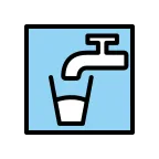 Emoji Agua potable en OpenMoji