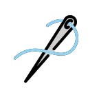 Sewing Needle emoji on OpenMoji