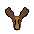 Emoji Alce en OpenMoji