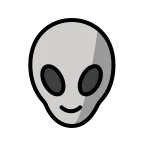 Emoji Alien en OpenMoji
