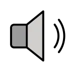 Speaker Medium Volume emoji on OpenMoji