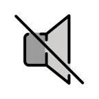 Muted Speaker emoji on OpenMoji